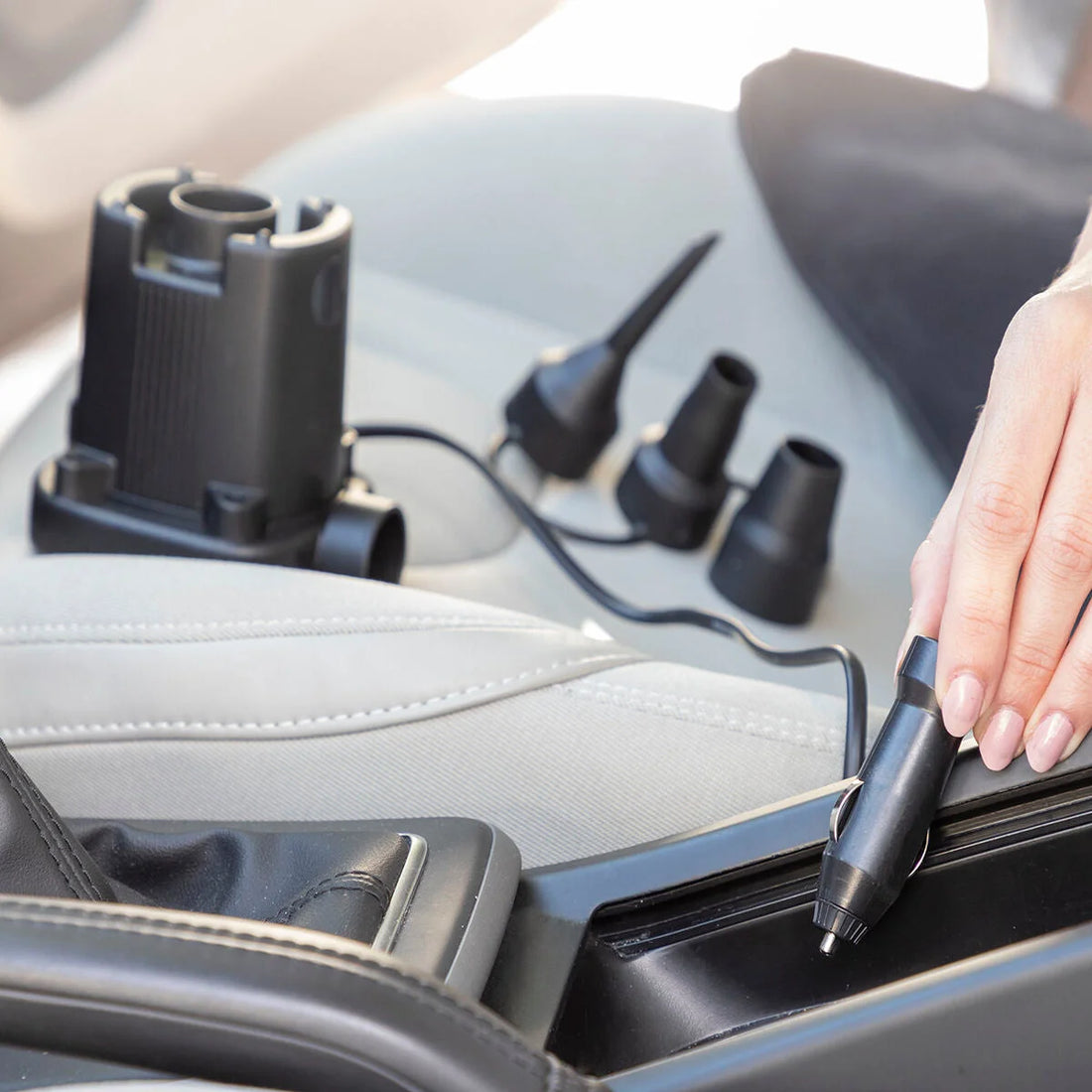 Auto-Luftmatratze Roleep mit Pumpe und 2 Kissen – Detailansicht 4