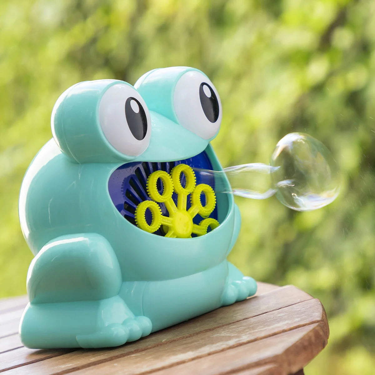 Seifenblasenmaschine Froggly für Kinder – Produktansicht 2