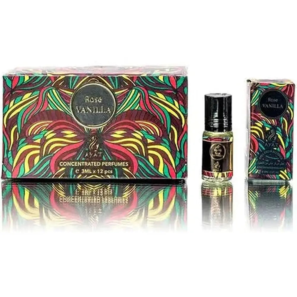 Ayat Rose Vanilla Parfumöl – 12er Pack