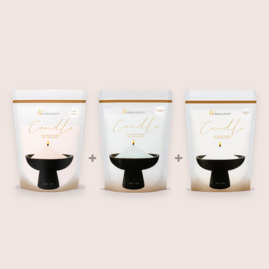 B Nachfüllung Trio, Dark Honey, Lemongrass Ginger, Diamond Dust, 3 × 350 g