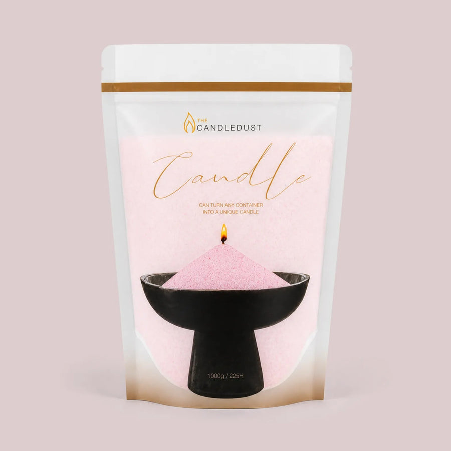 Duftfreies Kerzenpulver Babyrosa Nachfüllung 1 kg