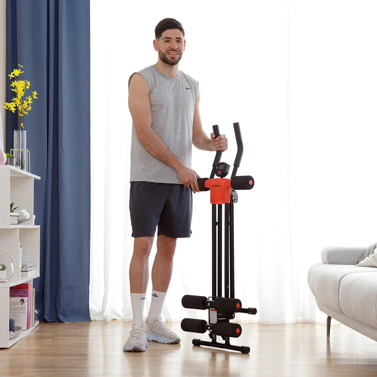 Klappbarer Bauchmuskeltrainer Plawer mit LCD – Produktansicht 5