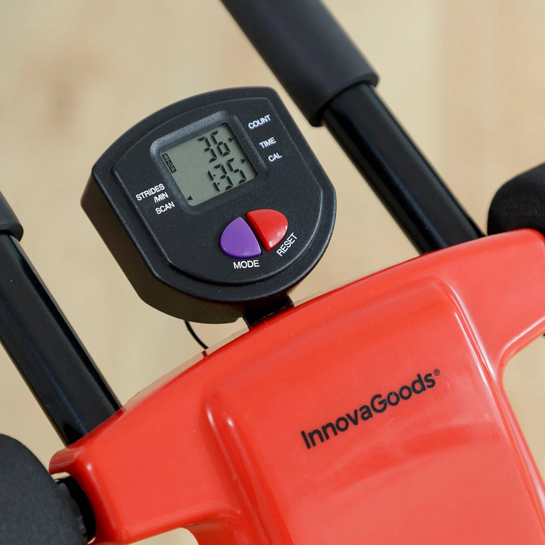 Klappbarer Bauchmuskeltrainer Plawer mit LCD – Detailansicht 3