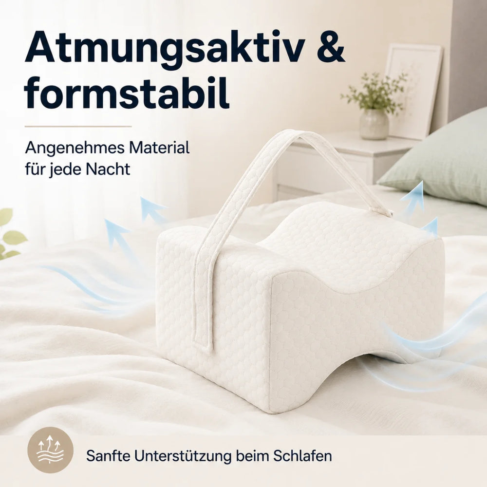 Beinkissen für Seitenschläfer mit Befestigungsband – Detailansicht 3