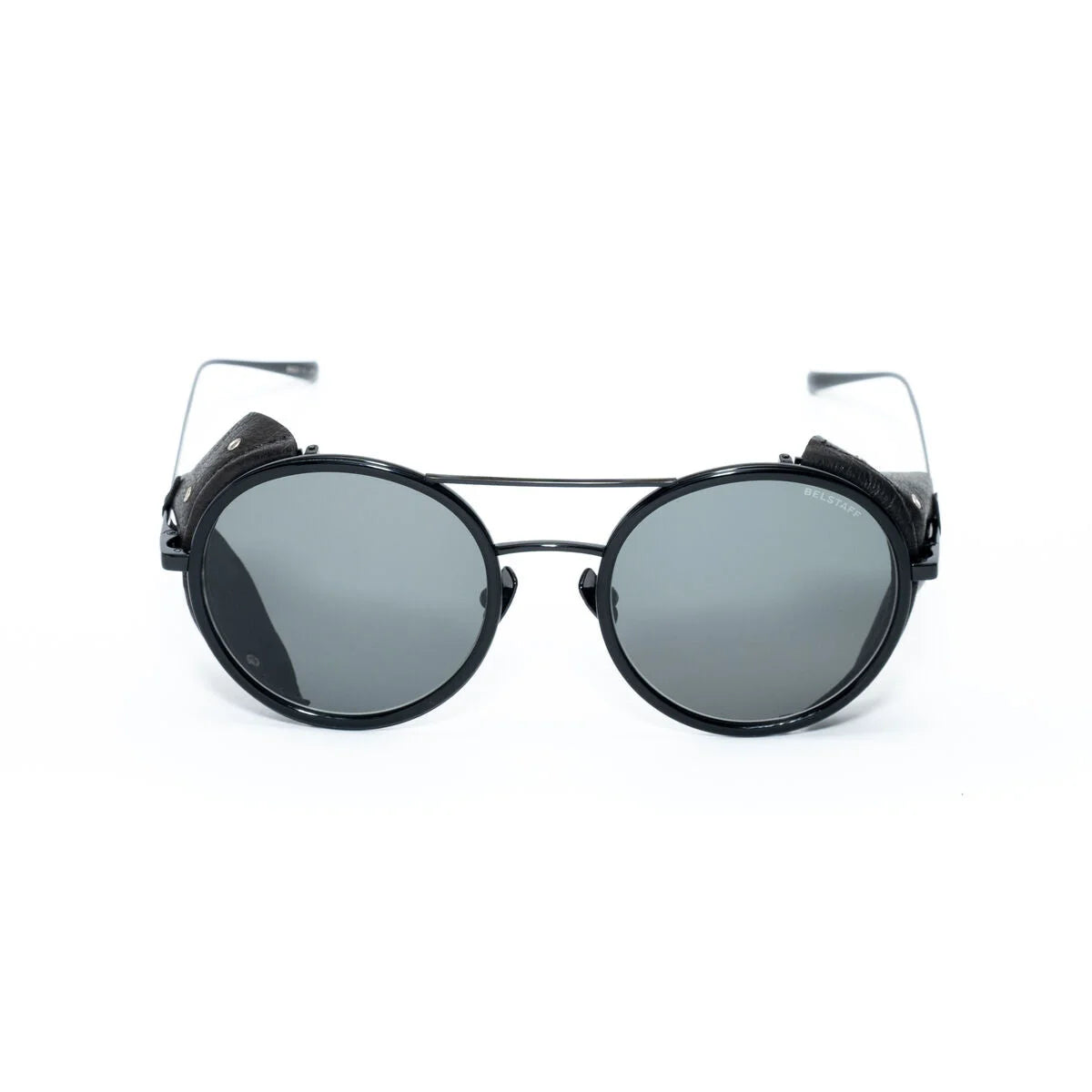Belstaff PINNER-NEGRO-COMBINATION Unisex-Sonnenbrille Schwarz – Produktansicht 2