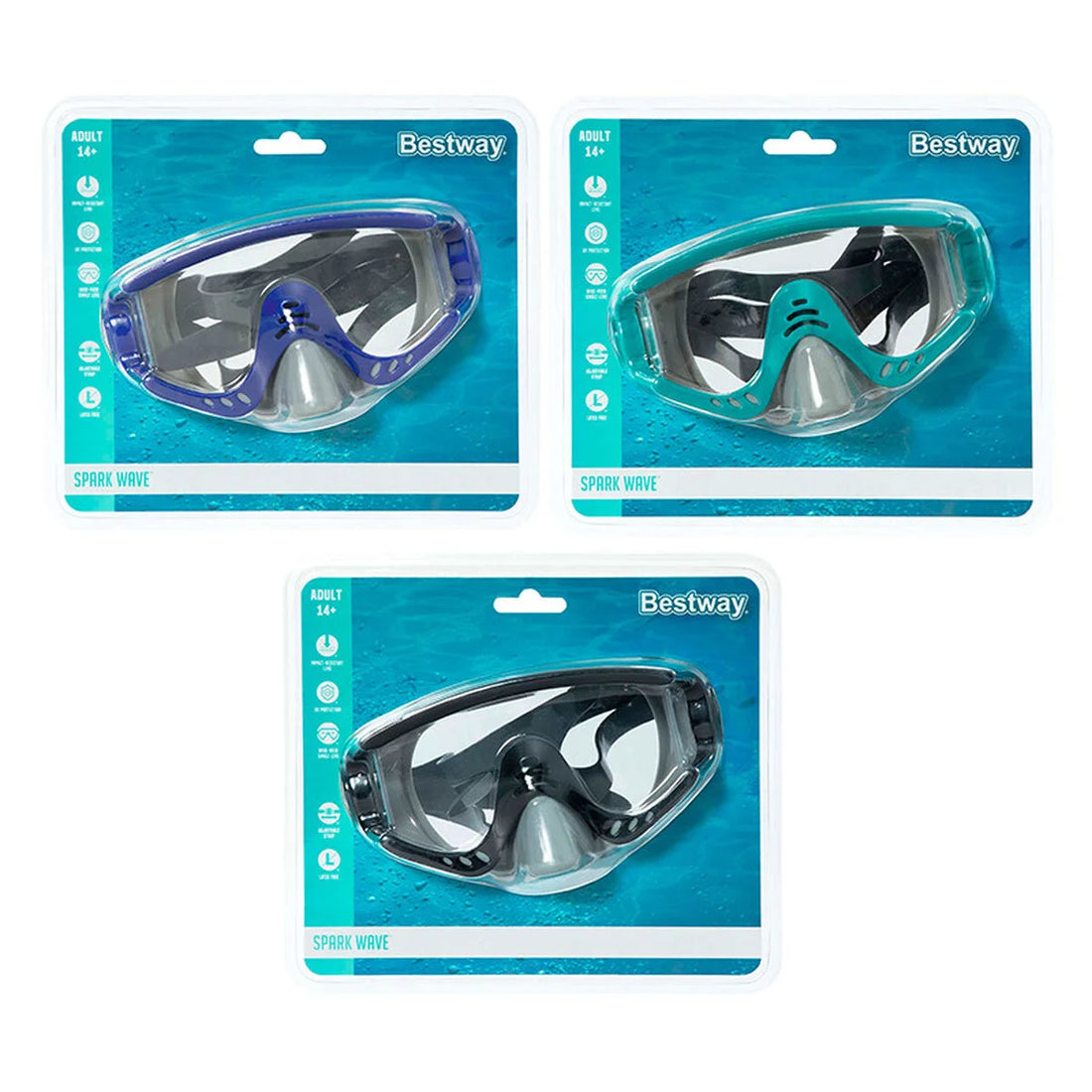 Schwimmmaske Bestway Spark Wave ab 14 Jahren – Detailansicht 3
