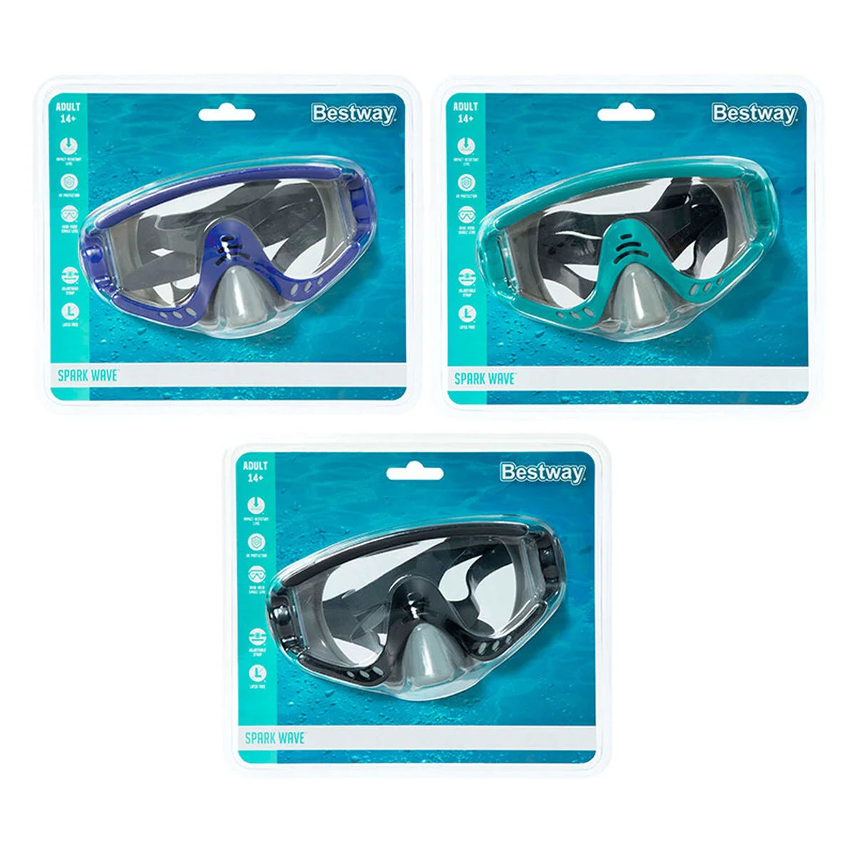 Schwimmmaske Bestway Spark Wave ab 14 Jahren – Produktansicht 5