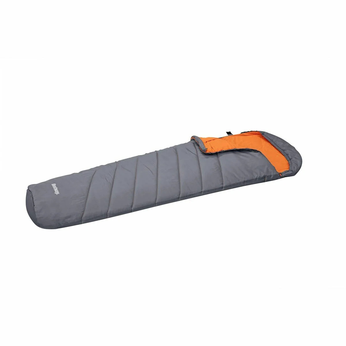 Bestway 68103 Schlafsack in Grau und Orange in Seitenansicht