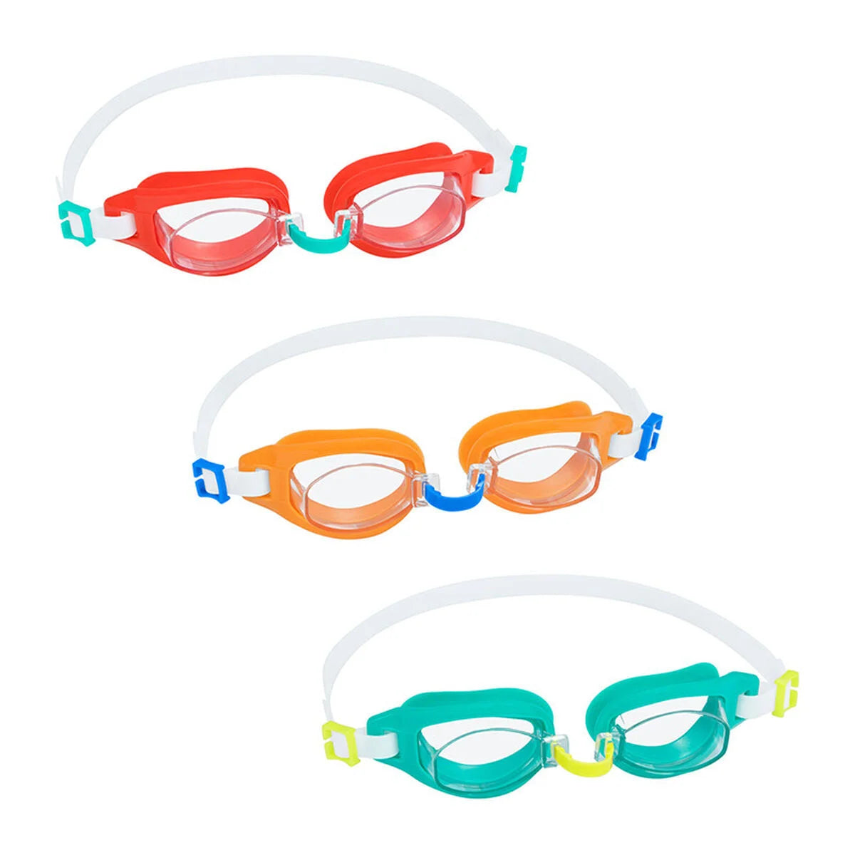 Bestway Aqua Burst Kinder-Schwimmbrillen in drei Farben