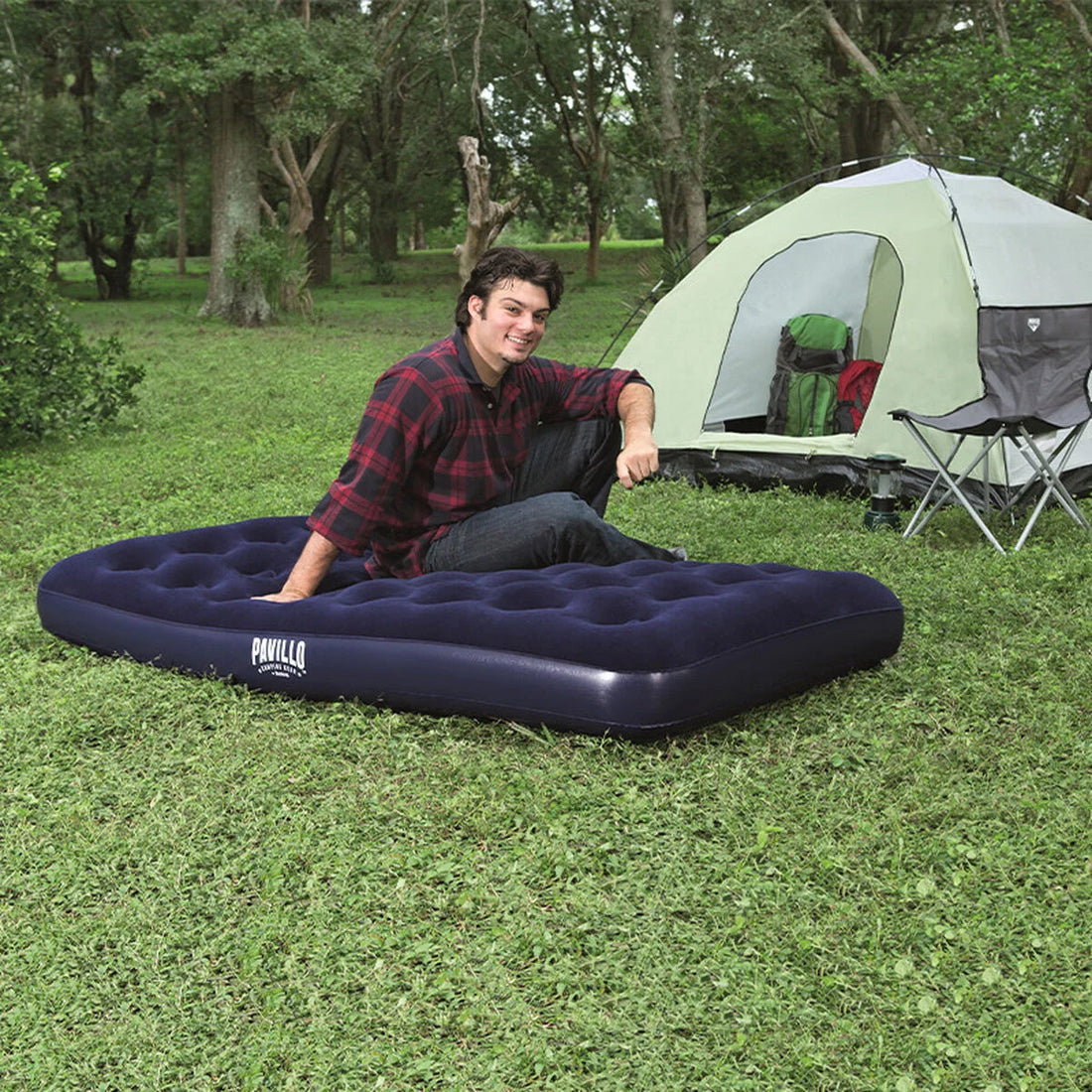 Luftbett Bestway Pavillo 188 x 99 x 22 cm Blau – Detailansicht 1