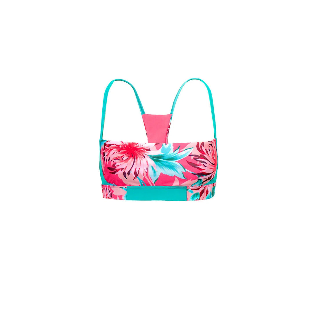 MF SEA Bardot Bikini-Oberteil mit Blumenmuster – Detailansicht 1