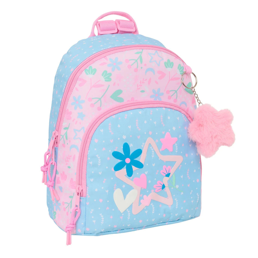 Kinder-Mini-Rucksack BlackFit8 Smile Rosa Hellblau