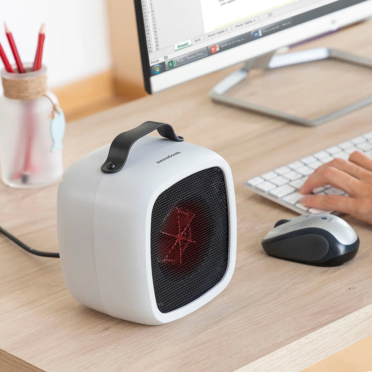 Bliwarm tragbare Mini-Heizung, 500 W – Produktansicht 4