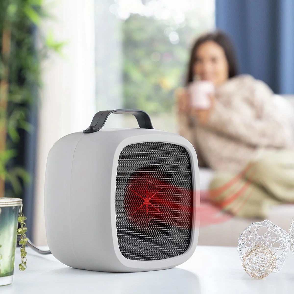 Bliwarm tragbare Mini-Heizung, 500 W