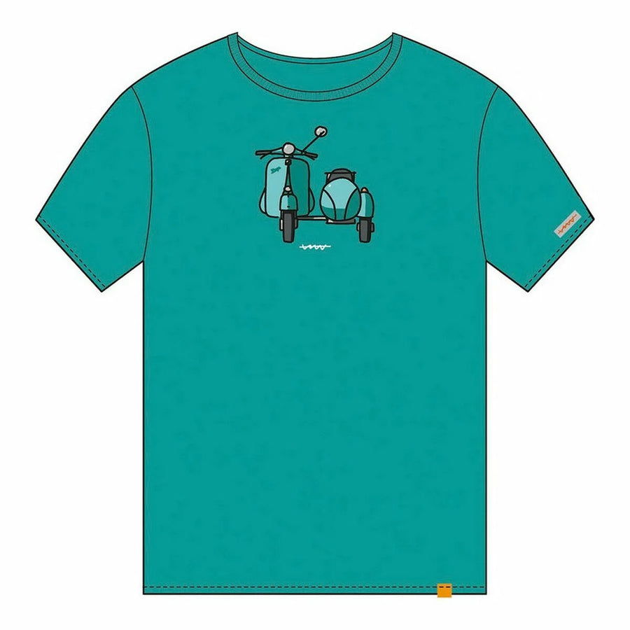 Cállate la Boca Herren-T-Shirt Türkis