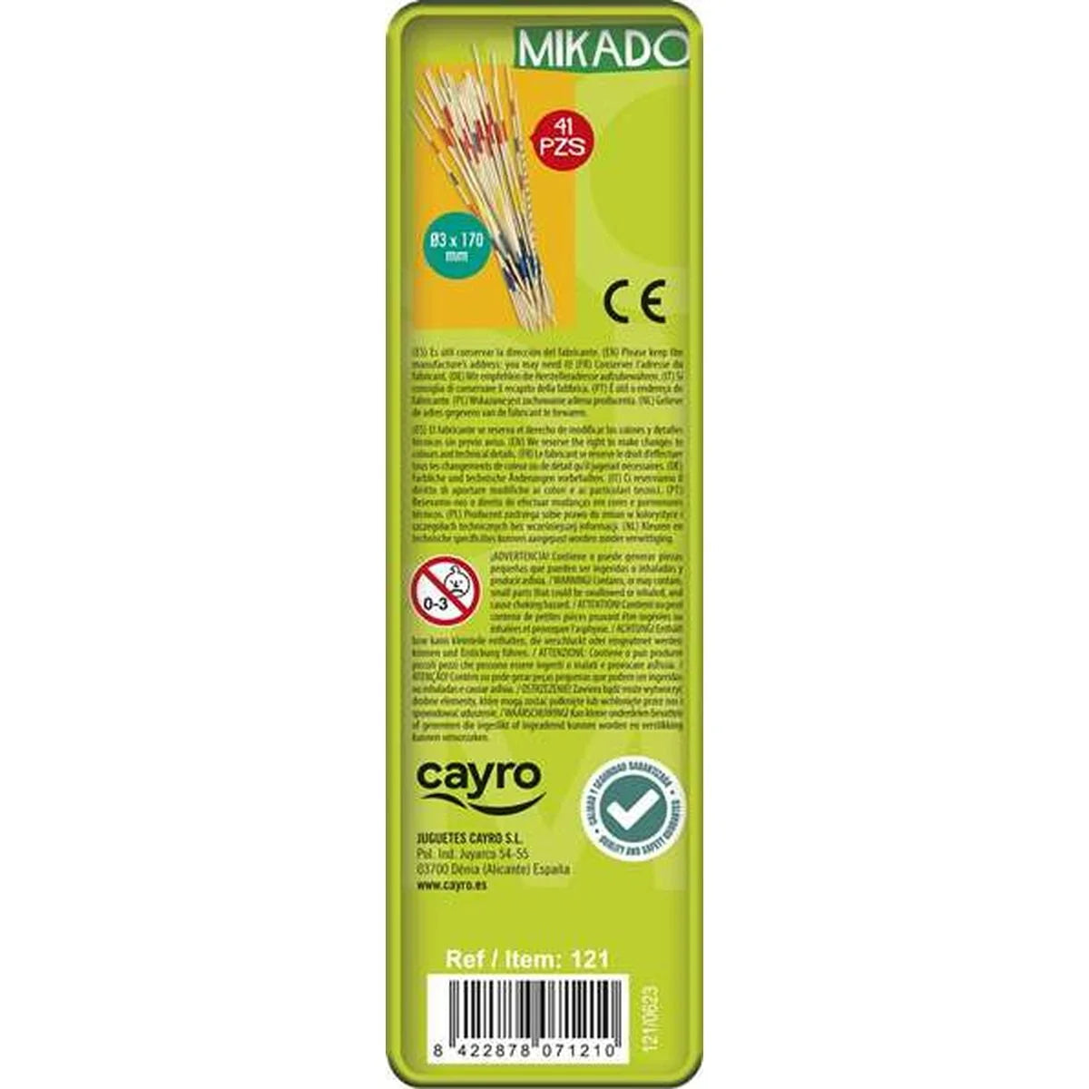 Cayro Mikado Geschicklichkeitsspiel, 41 Teile – Produktansicht 2