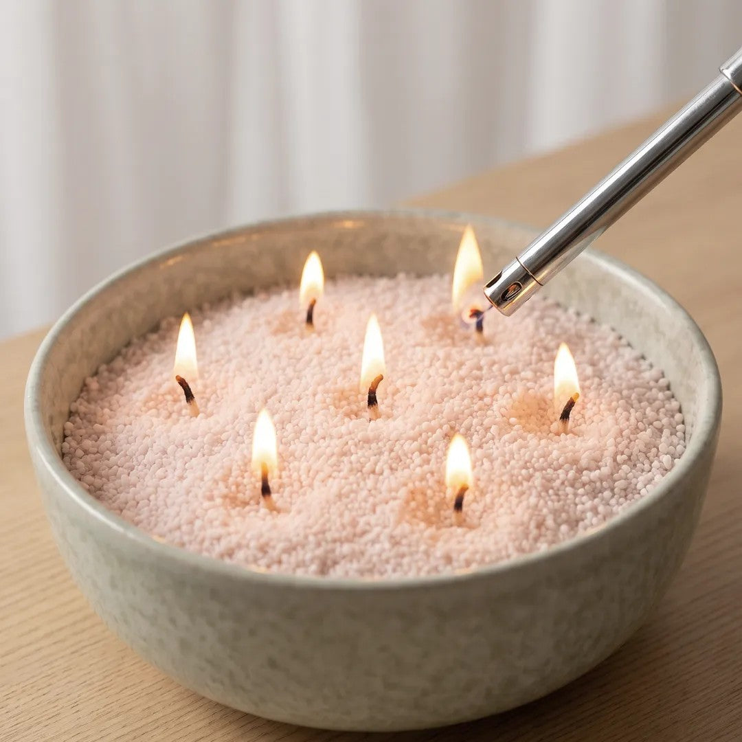 Champagne Rhubarb Duftkerzenpulver – Nachfüllung, 1 kg – Produktansicht 5