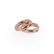 Classy Klein Hoops – Roségold und Silber