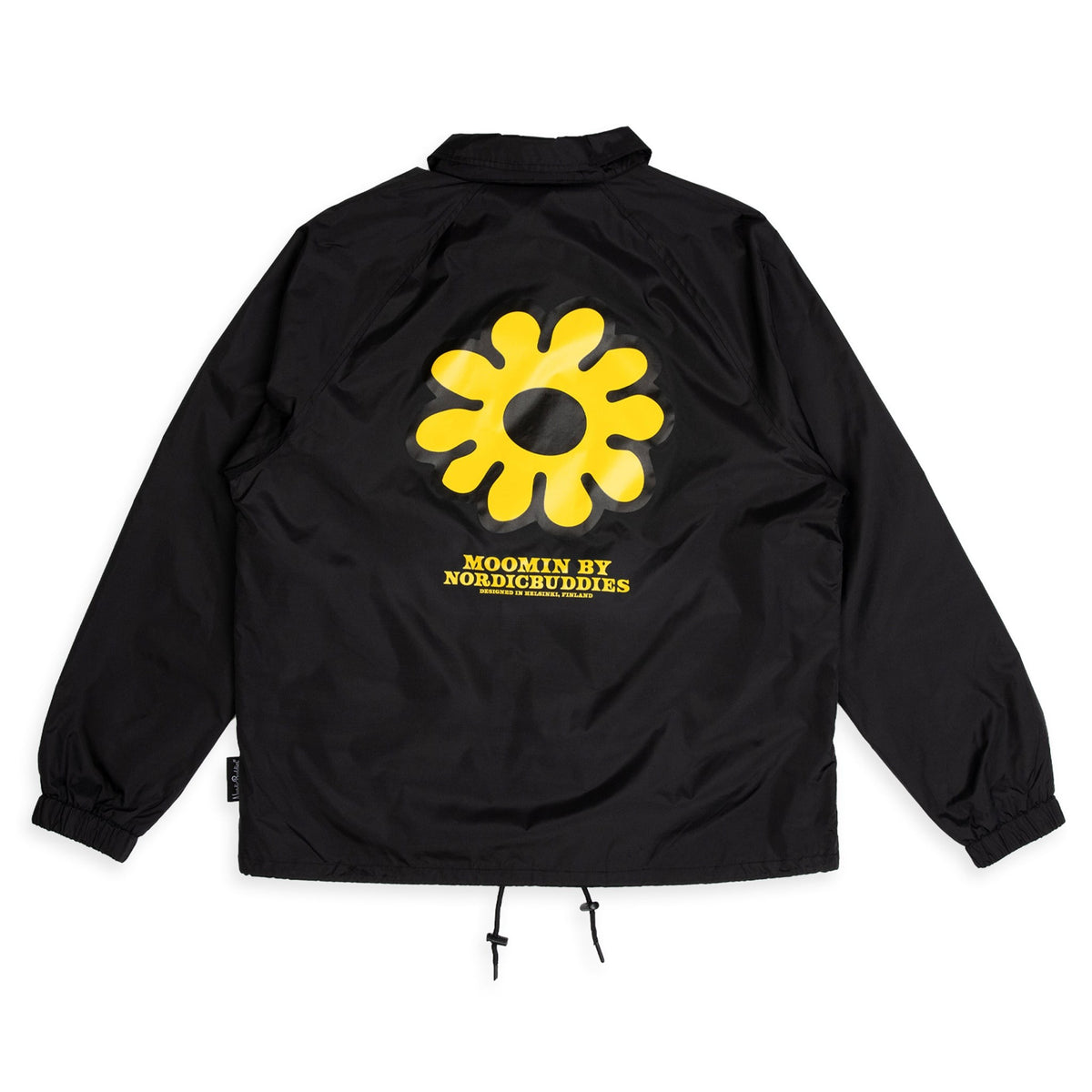 Coachjacke Moomintroll's Flower – Schwarz – Produktansicht 4