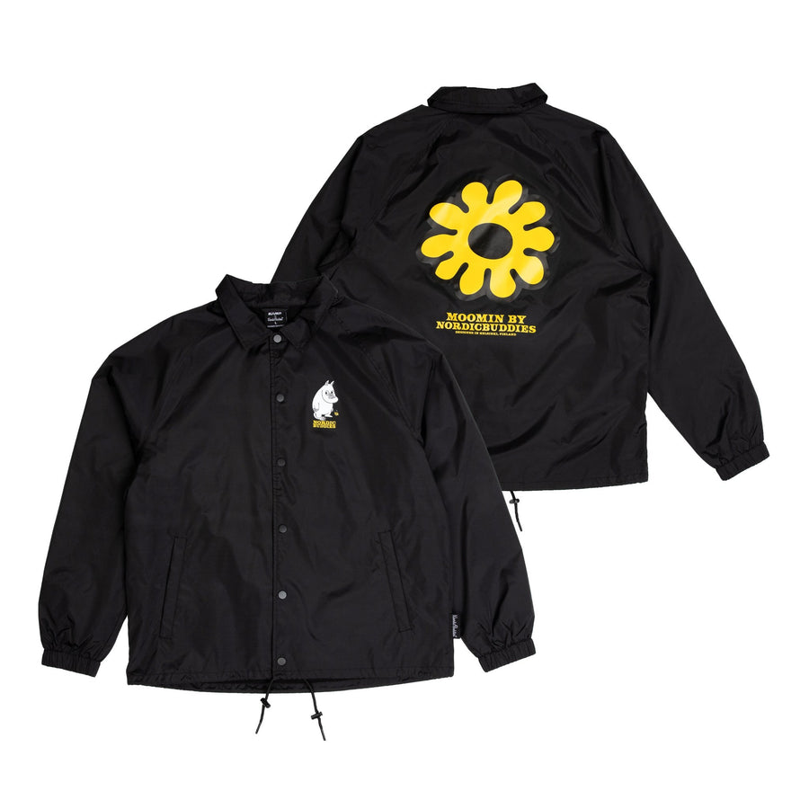 Coachjacke Moomintroll's Flower – Schwarz