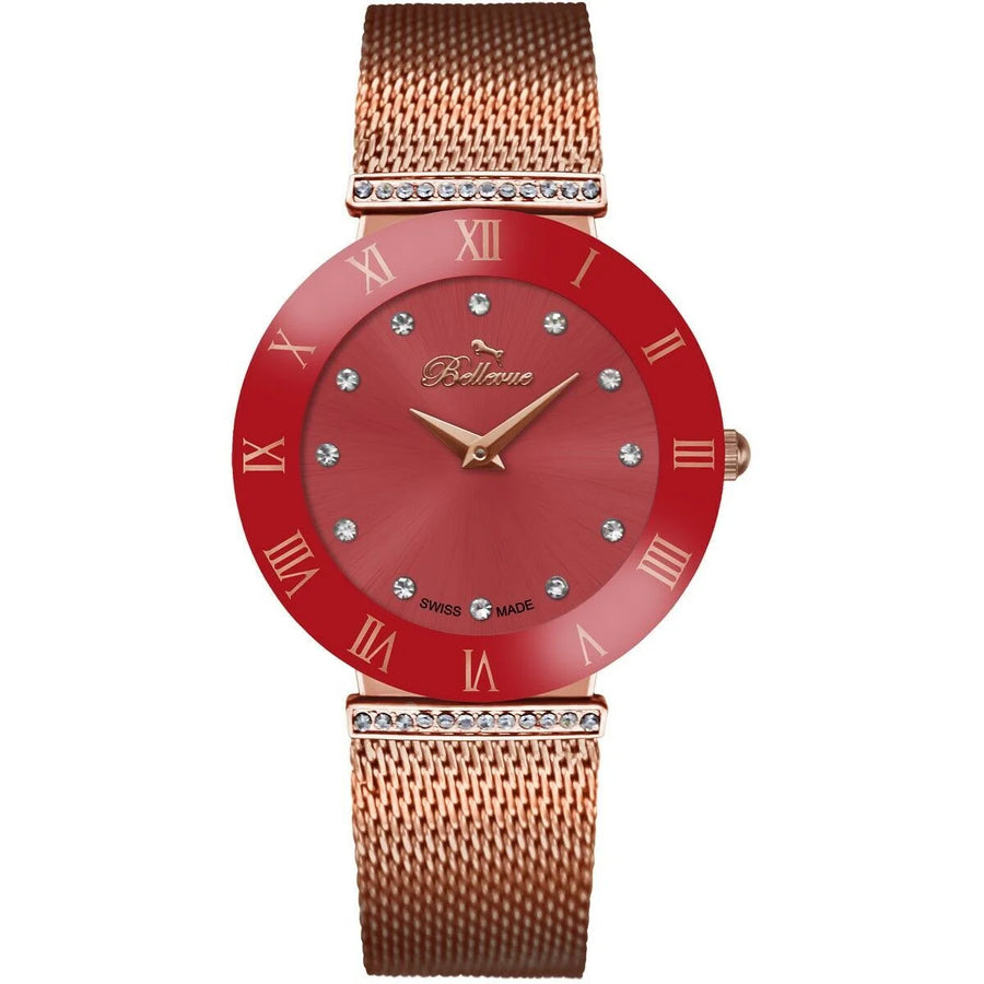 Damenuhr Bellevue F117 Rosa 33 mm