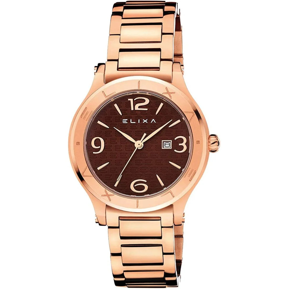 Elixa E110L442 Damenuhr Roségold 32 mm – Detailansicht 2