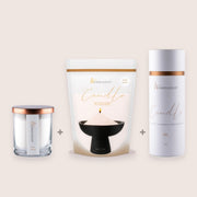 Dark Honey 3er – Set, 160 g Kerze + 350 g Nachfüllung + 650 g Dose