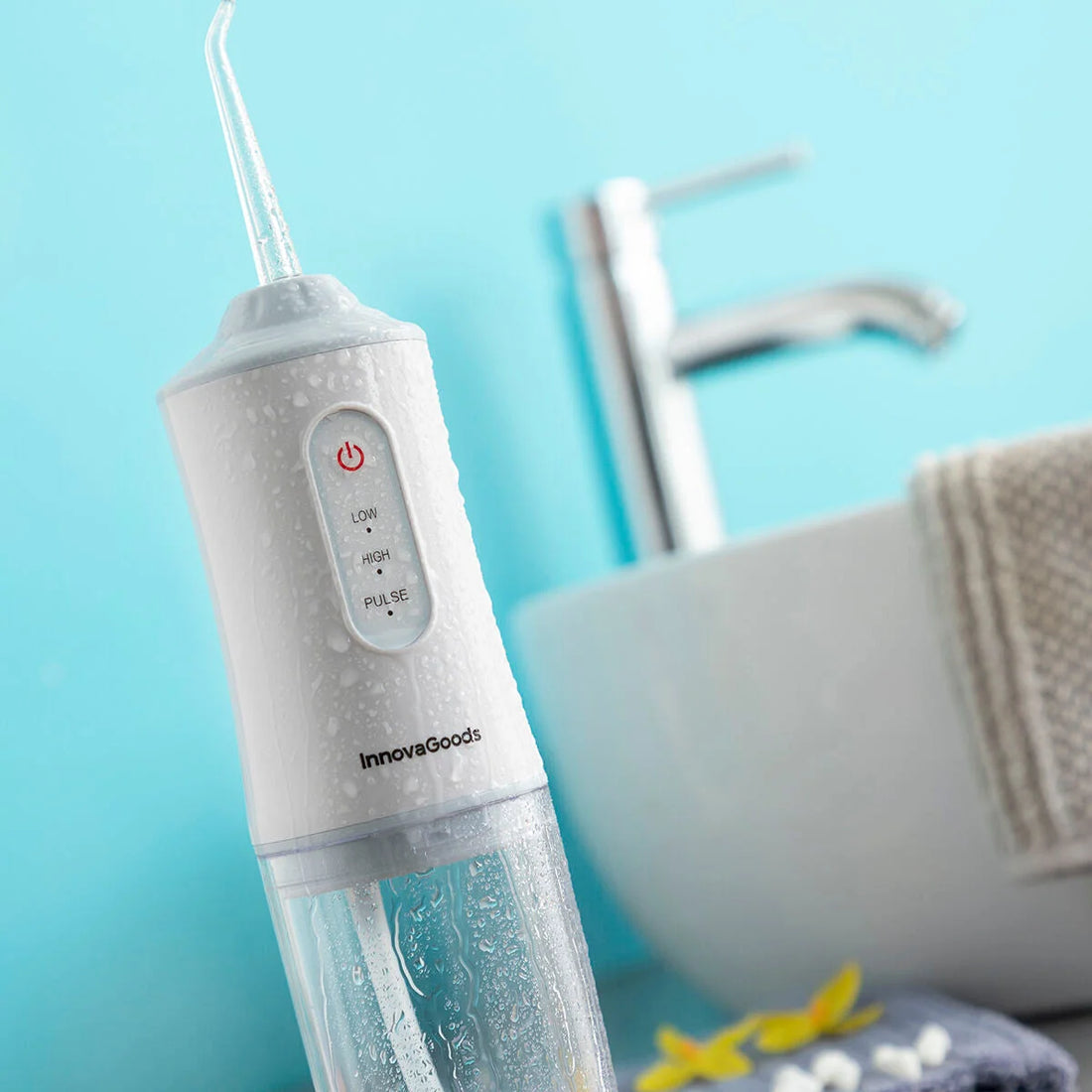 Denter wiederaufladbare Munddusche mit 3 Modi – Detailansicht 3