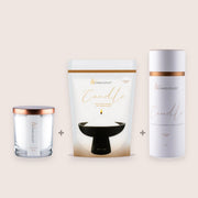 Diamond Dust 3er – Set, 160 g Kerze + 350 g Nachfüllung + 650 g Dose