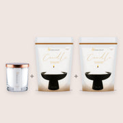Diamond Dust Starterset, 160 g Kerze + 2 × 350 g Nachfüllungen