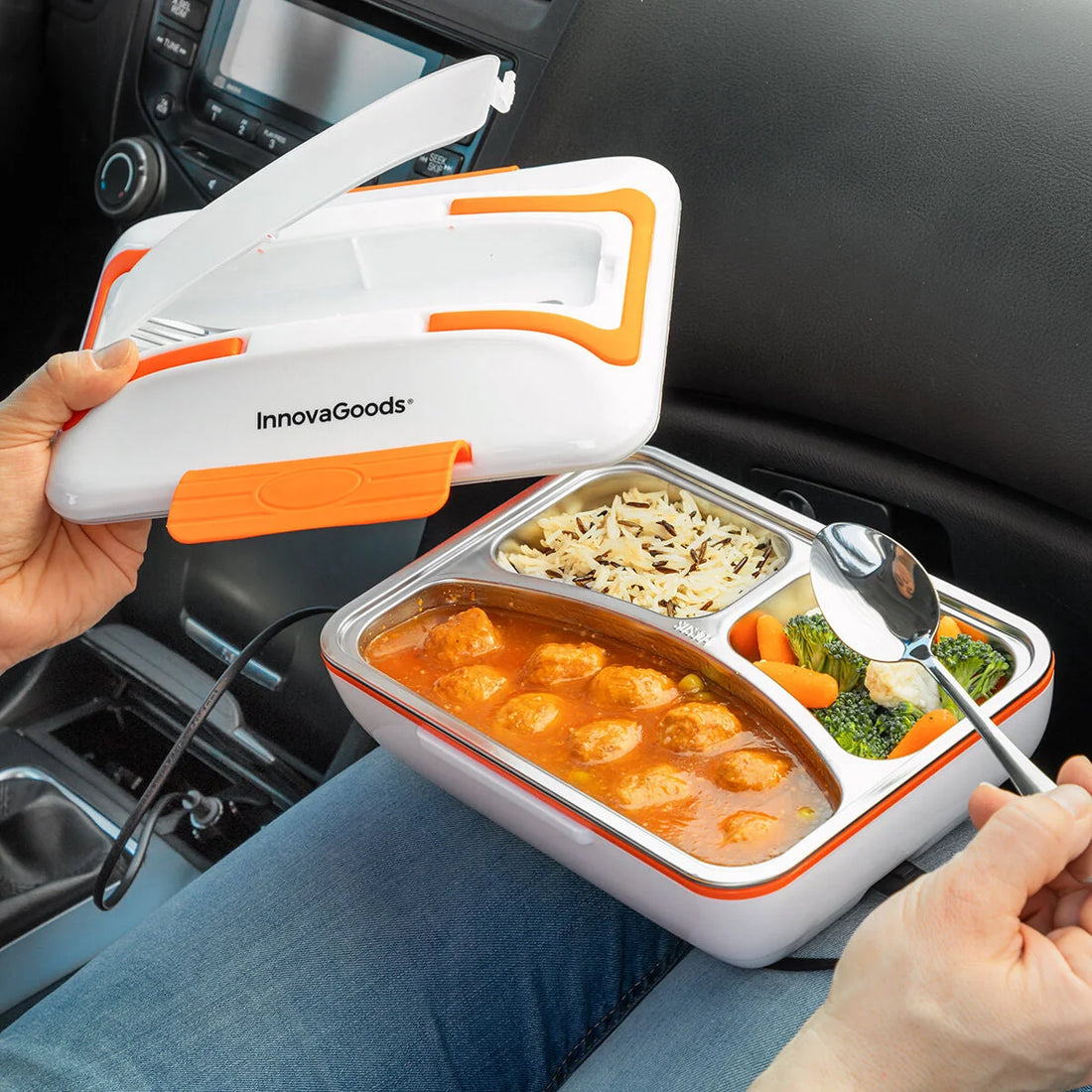 Elektrische Lunchbox Pro Bentau 1,05 l für Autos – Detailansicht 1