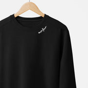 Bio-Baumwoll-Sweatshirt mit besticktem Kragen "Morfar" (SE)