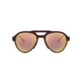 Emporio Armani Herren Sonnenbrille EA4128-57494Z mit UV-Schutz und rosafarbenen Linsen