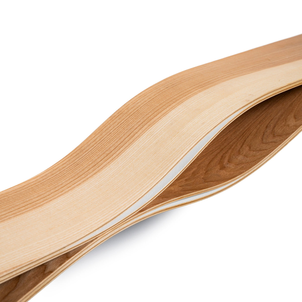Schwebendes Wandregal aus Holz – Fish – Produktansicht 2