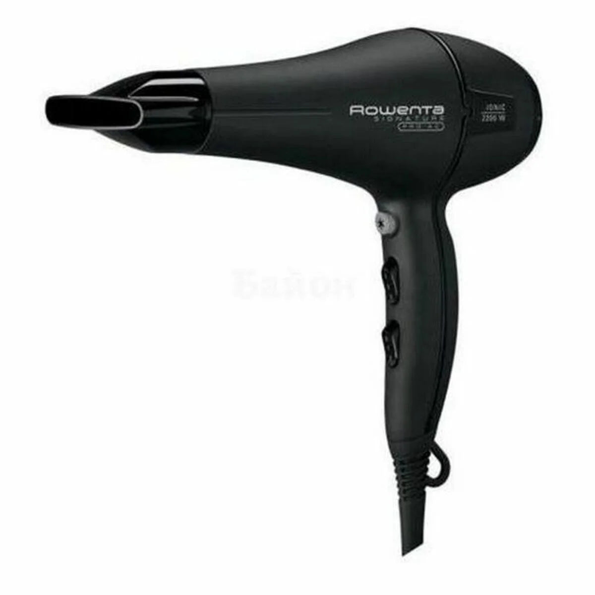 Black Rowenta CV7810F0 Haartrockner mit elegantem schwarzen Design and 2200W Leistung
