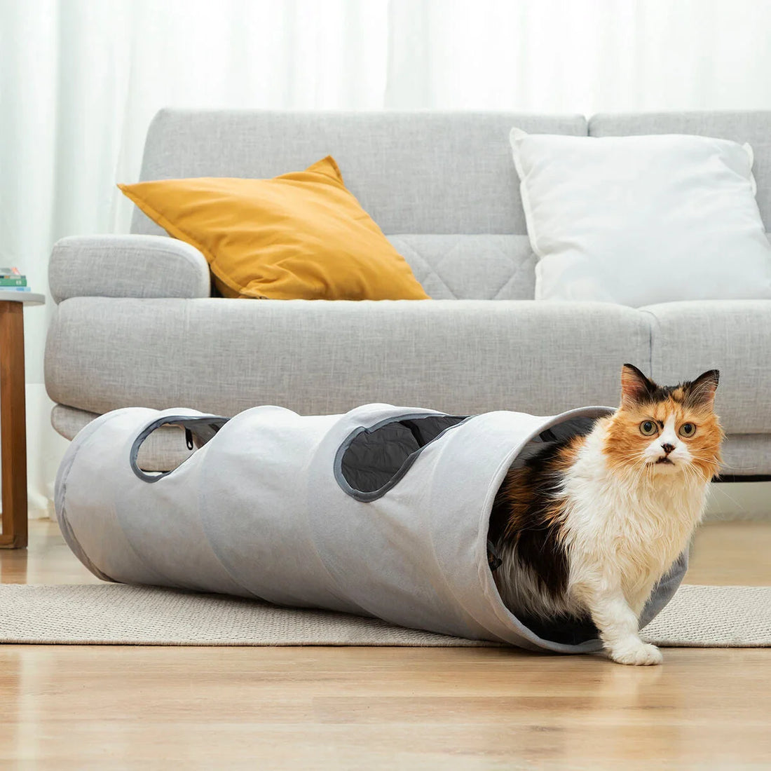 Funnyl faltbarer Katzentunnel, 114 cm – Detailansicht 1