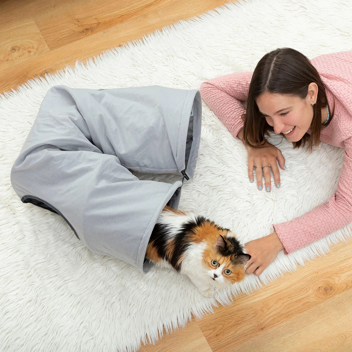 Funnyl faltbarer Katzentunnel, 114 cm – Produktansicht 2
