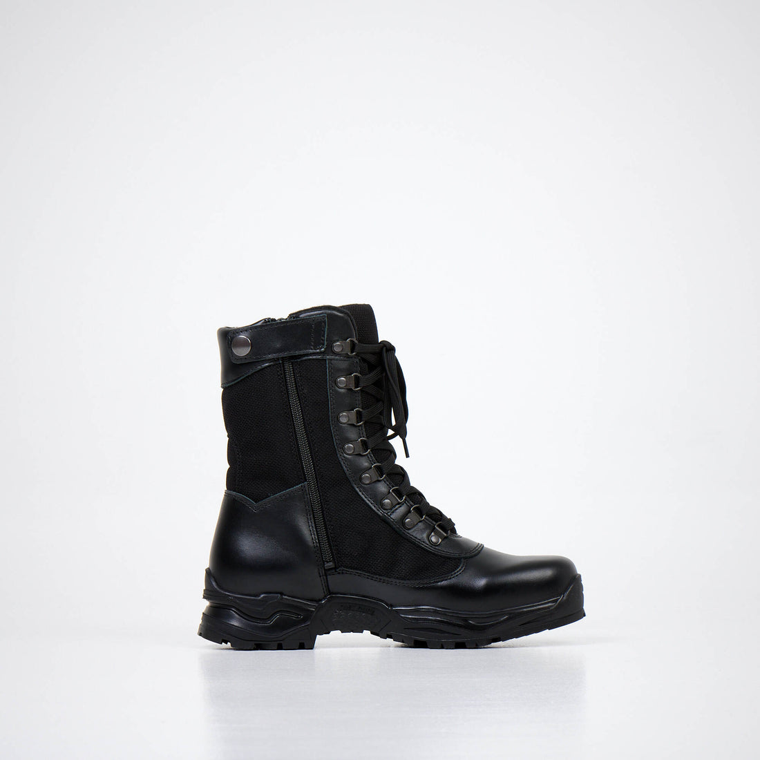 590 Wüstenstiefel mit Reißverschluss – Schwarz – Detailansicht 1