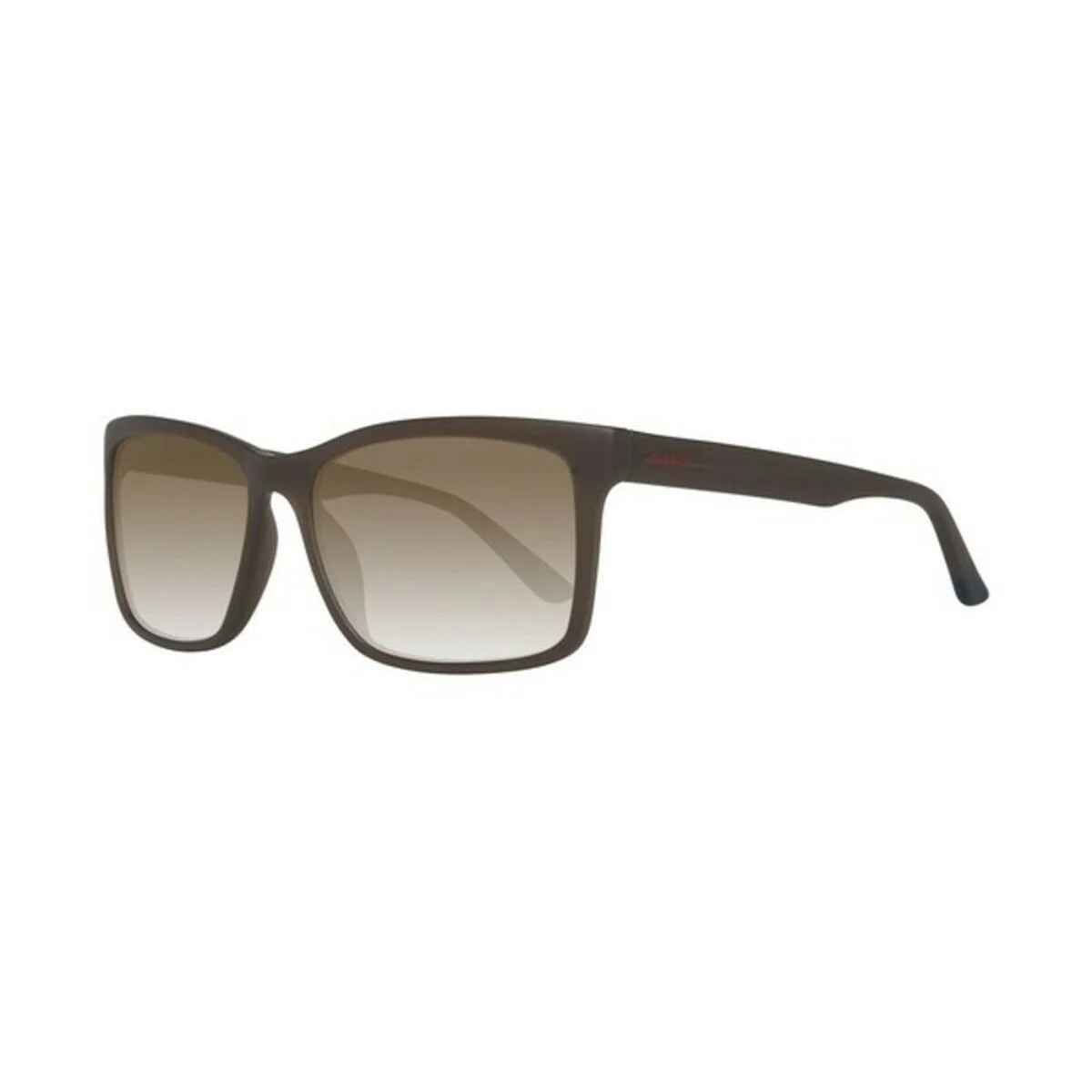 Braune rechteckige Gant Herren Sonnenbrille mit Spiegeleffekt und UV-Schutz, hochwertigem Azetat inklusive praktisches Markenetui ga70335946