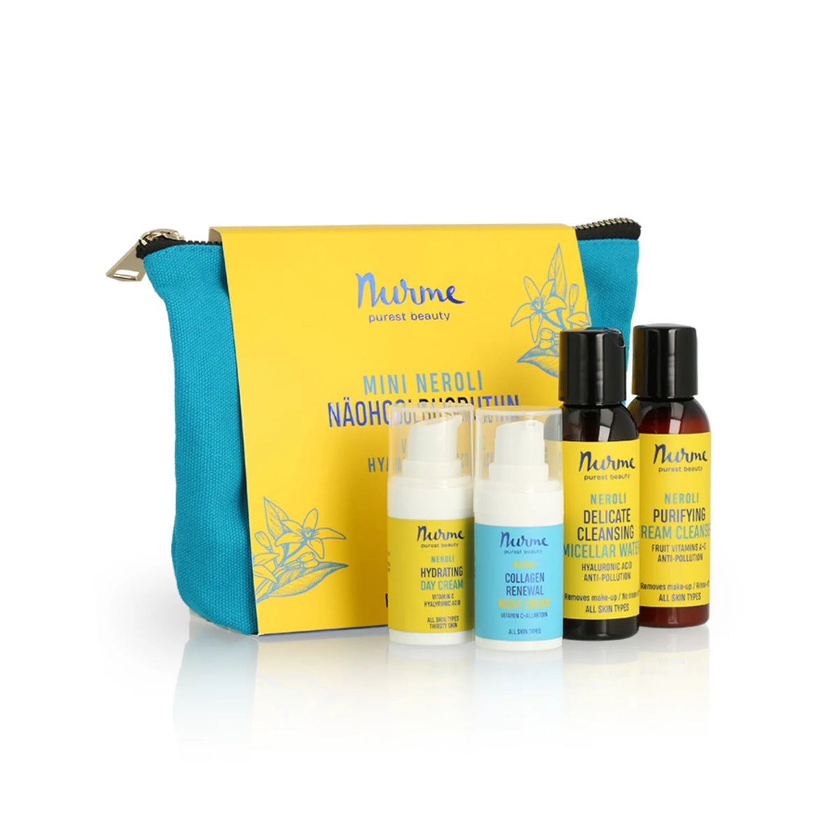 Mini-Gesichtspflege-Geschenkset in Kosmetiktasche