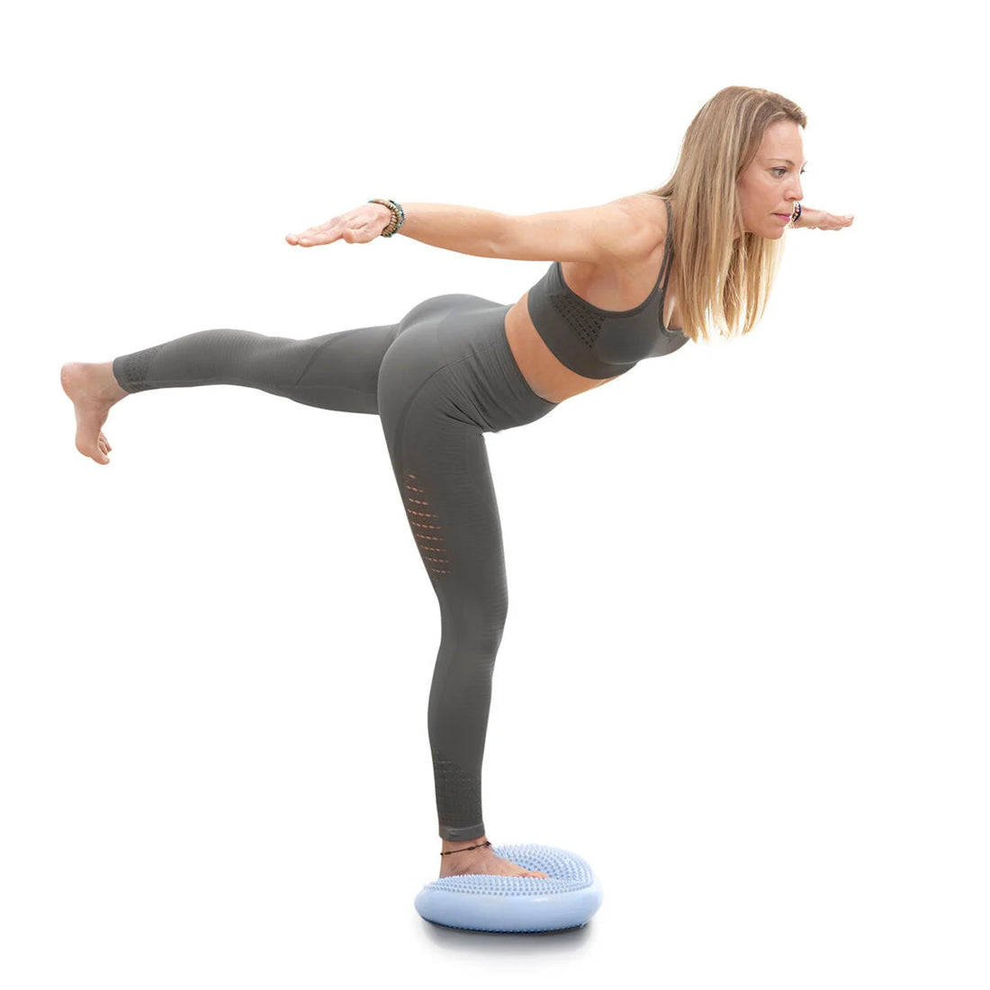 Balance-Kissen Cushport mit Pumpe – Blau – Detailansicht 3