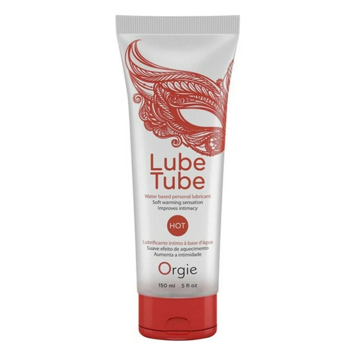 Orgie Lube Tube Hot Gleitgel 150 ml in weißer Tube