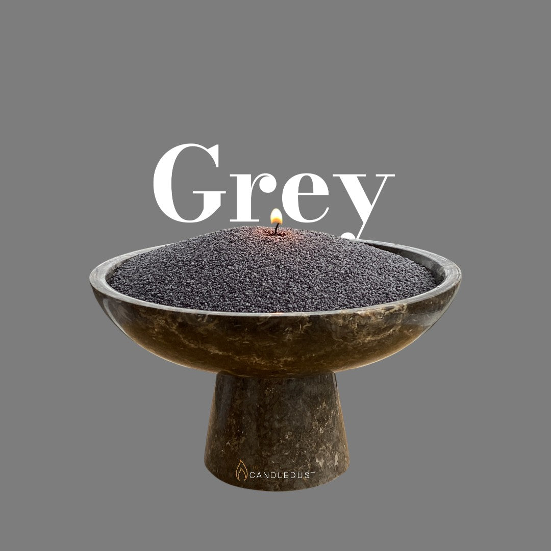 Grau Duftfreies Kerzenpulver – Nachfüllung, 1 kg – Produktansicht 2