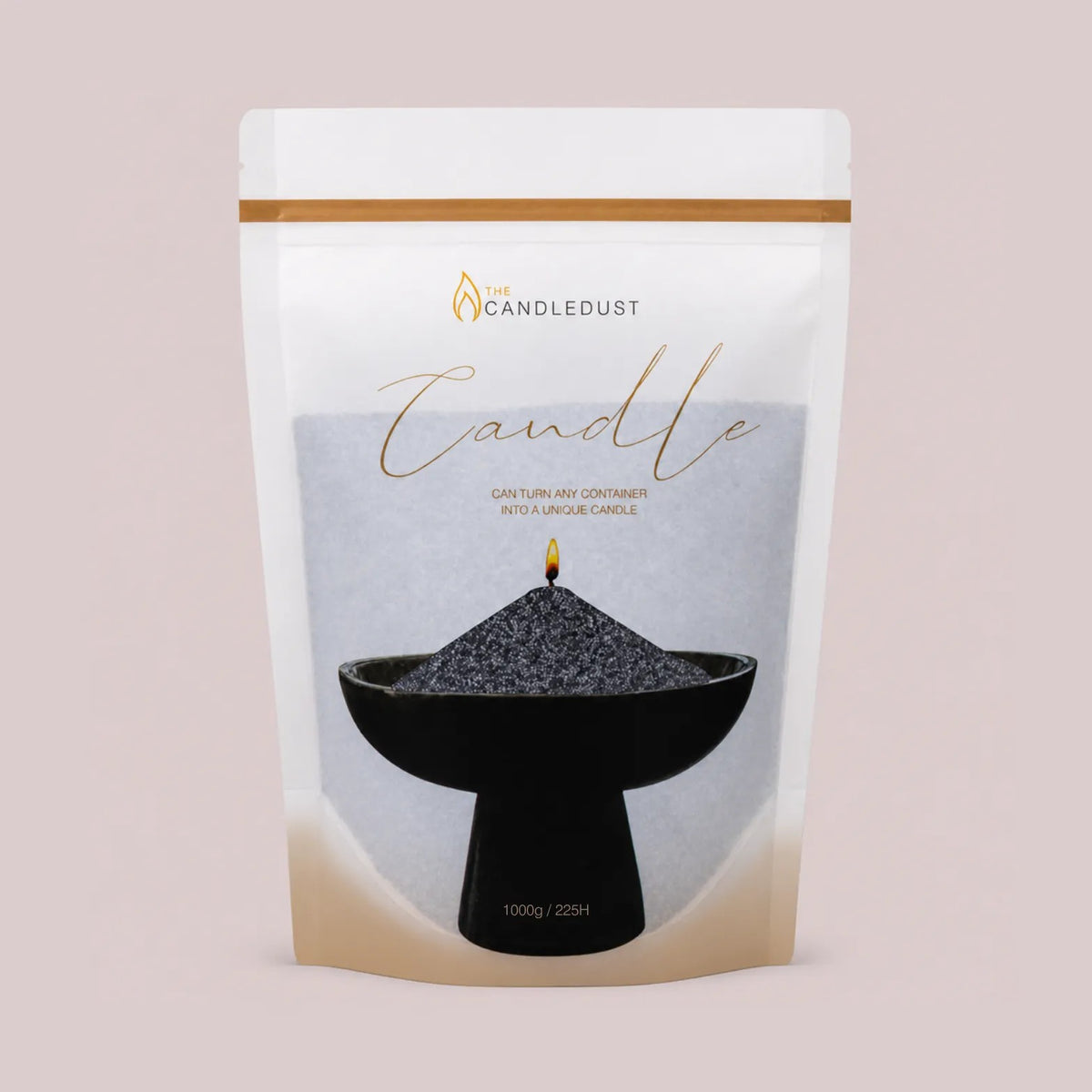 Grau Duftfreies Kerzenpulver – Nachfüllung, 1 kg