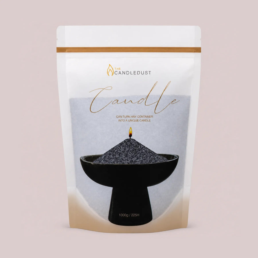 Grau Duftfreies Kerzenpulver – Nachfüllung, 1 kg