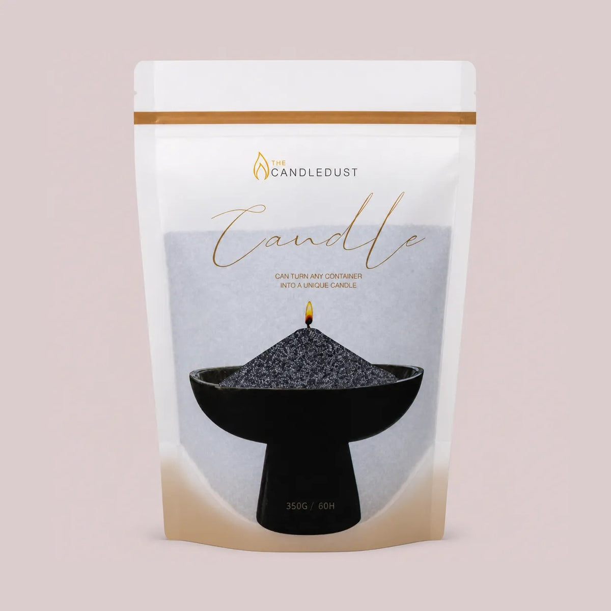 Grau Duftfreies Kerzenpulver – Nachfüllung, 350 g