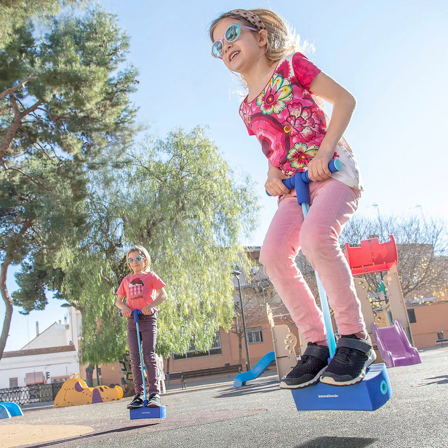 Pogospringer Funp – Blau, bis 70 kg