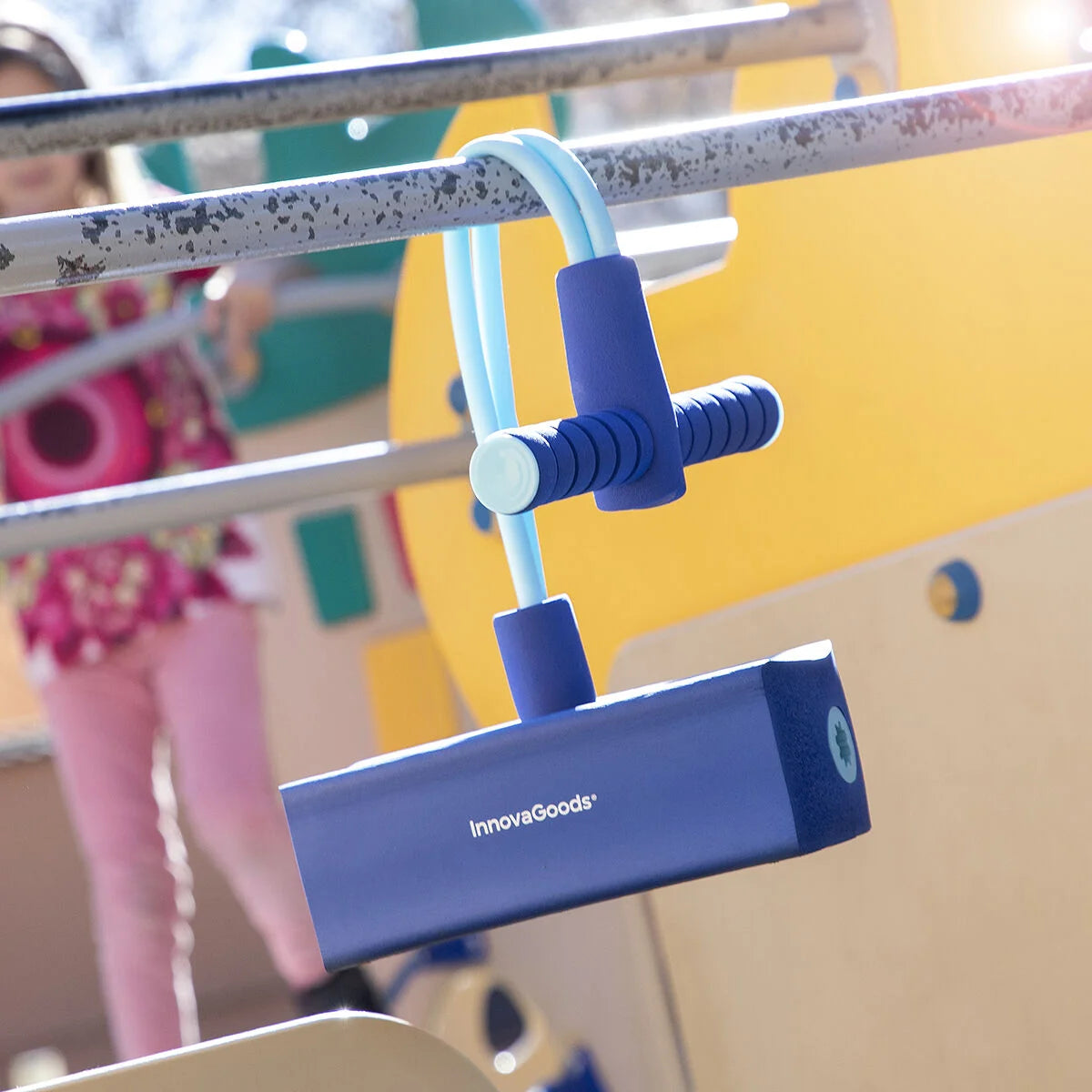 Pogospringer Funp – Blau, bis 70 kg – Produktansicht 2