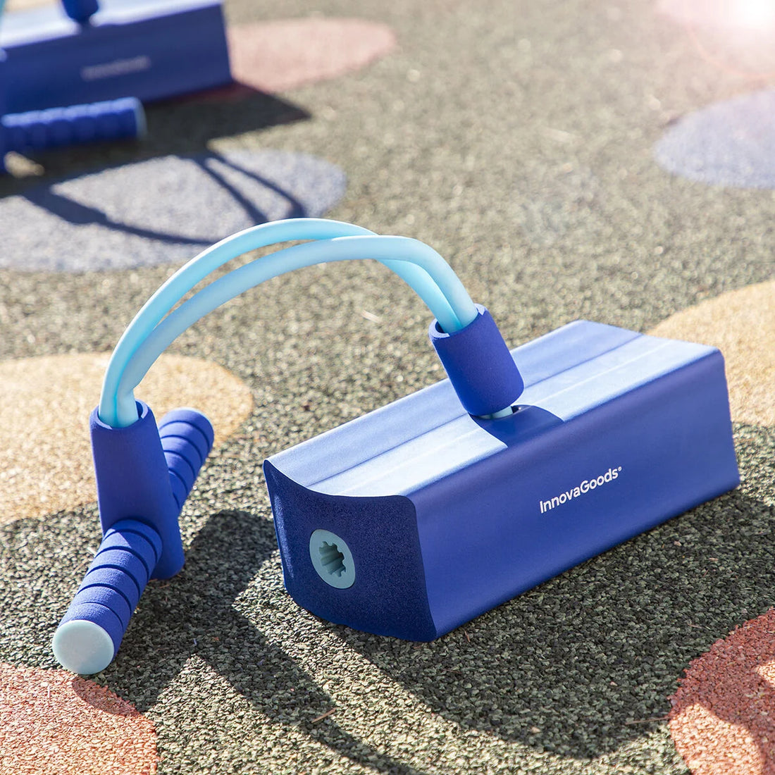 Pogospringer Funp – Blau, bis 70 kg – Detailansicht 3