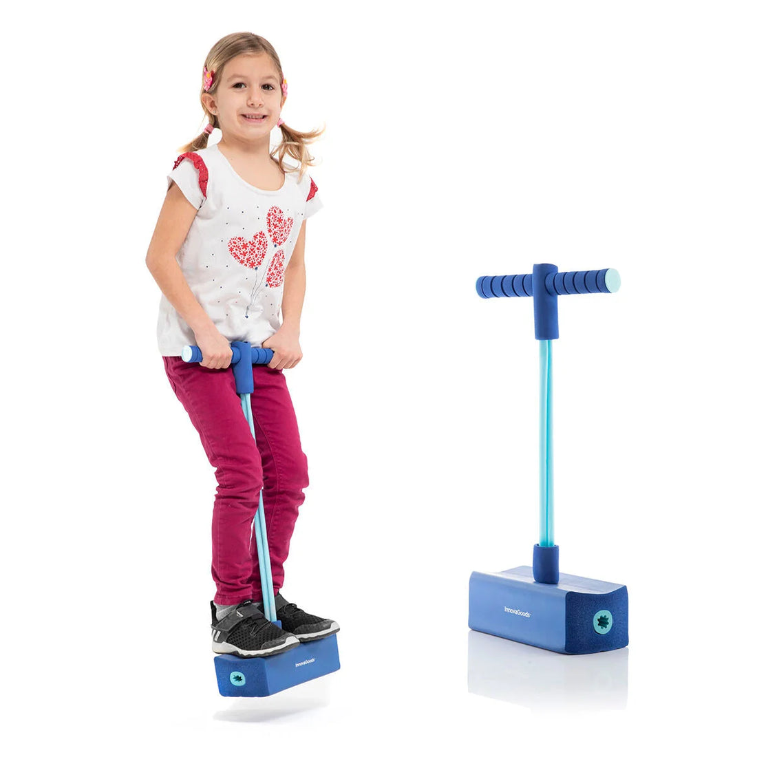 Pogospringer Funp – Blau, bis 70 kg – Detailansicht 5